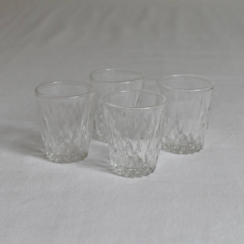 Vintage DURALEX Liquor Glasses (Set of 4)