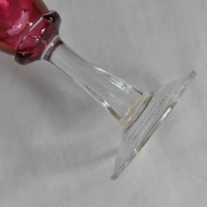 Vintage Champagne Glass - Pink