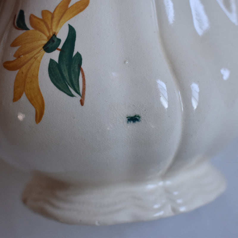 Vintage Creamer - Digoin & Sarreguemines, Fleur-de-lis Rim