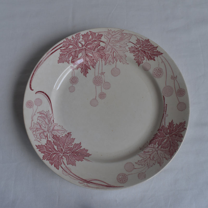 Antique Plate K&G Luneville Platane Z3