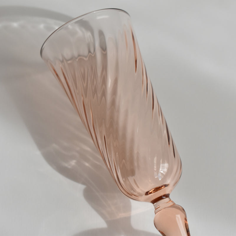 ヴィンテージシャンパングラス rosaline