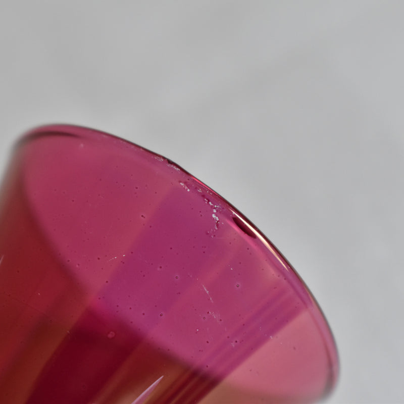 Vintage Champagne Glass - Pink