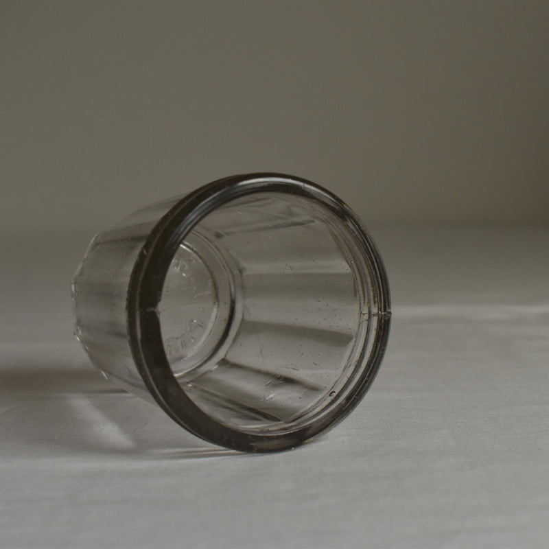 Antique Glass Jam Pot Chevalier Paris