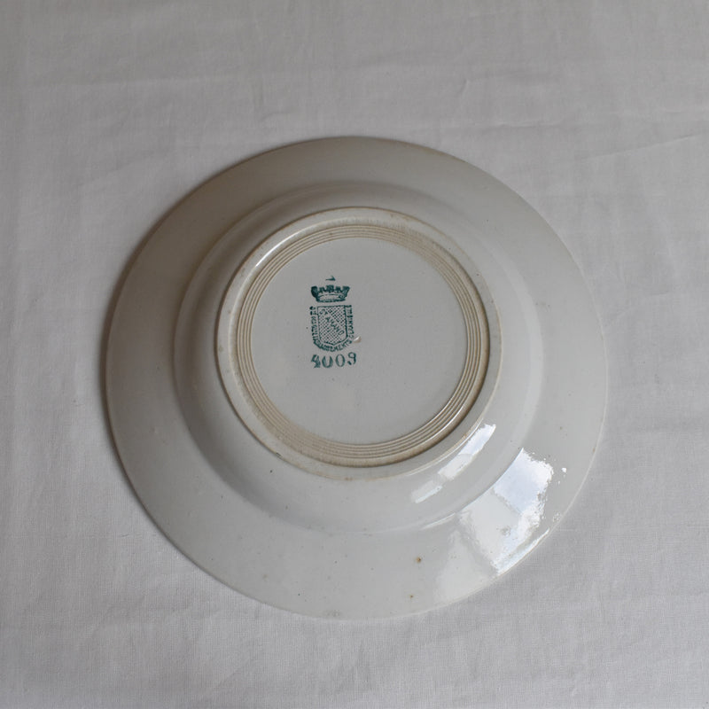 Antique Deep Plate, Saint-Amand, 4003 A