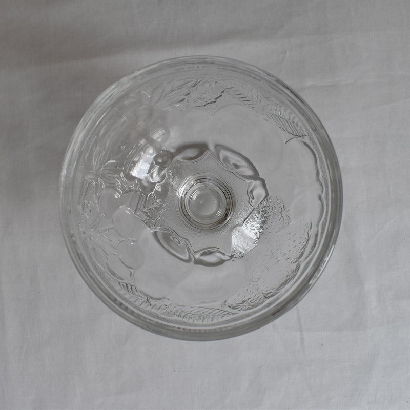 Vintage Ice Cream Glass - Fruits