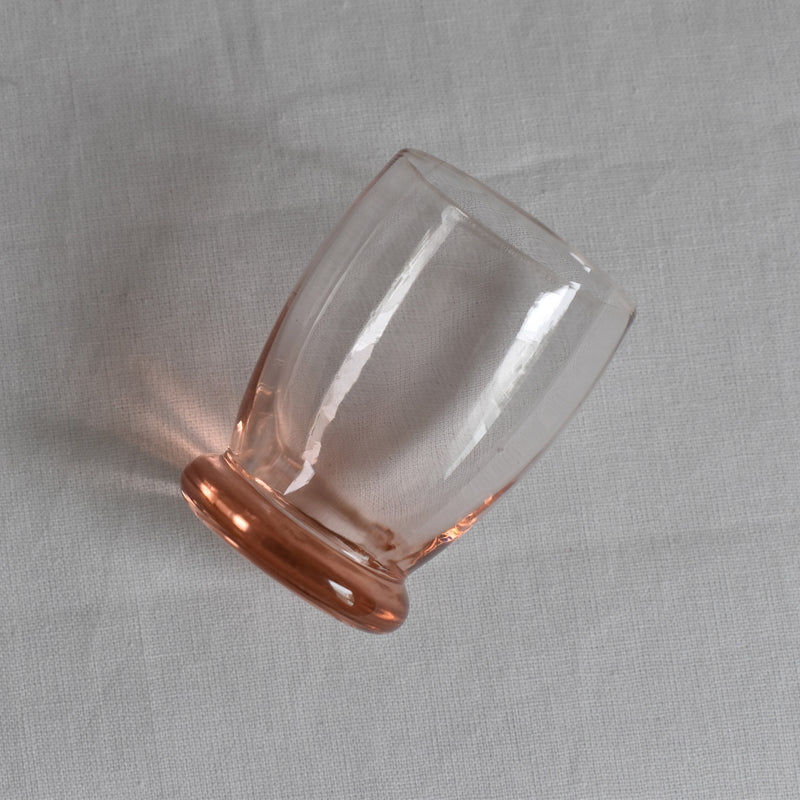 Vintage Liquor Glass Pink