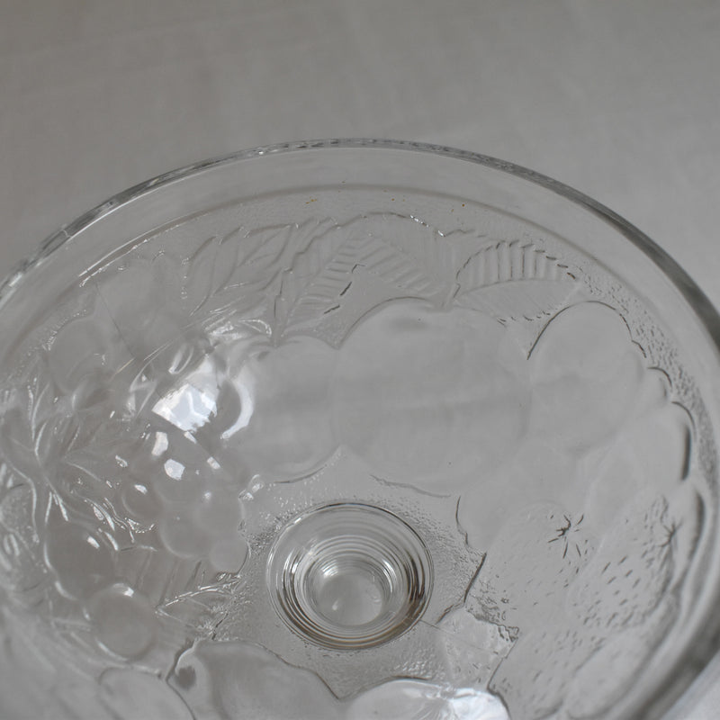 Vintage Ice Cream Glass - Fruits