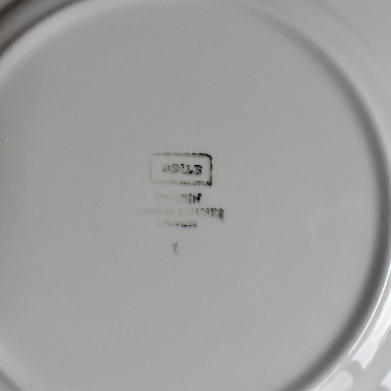 Vintage Plate Digoin Sarreguemines Odile A