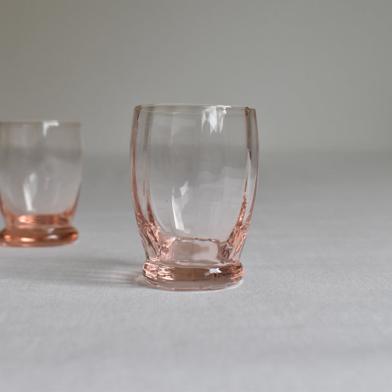 Vintage Liquor Glass Pink