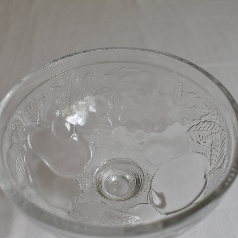 Vintage Ice Cream Glass - Fruits