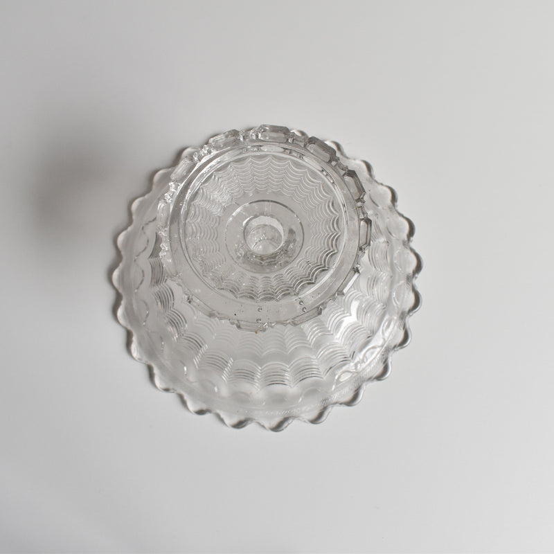 Vintage Glass Coupe Portieux Guillochée 783