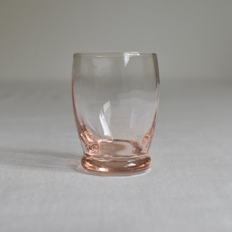 Vintage Liquor Glass Pink