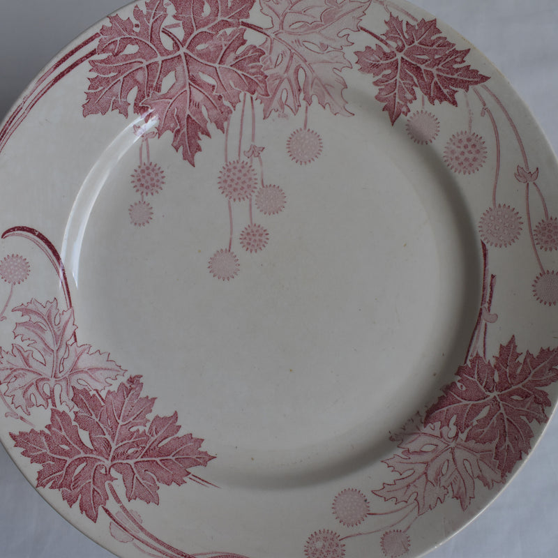 Antique Plate K&G Luneville Platane Z3