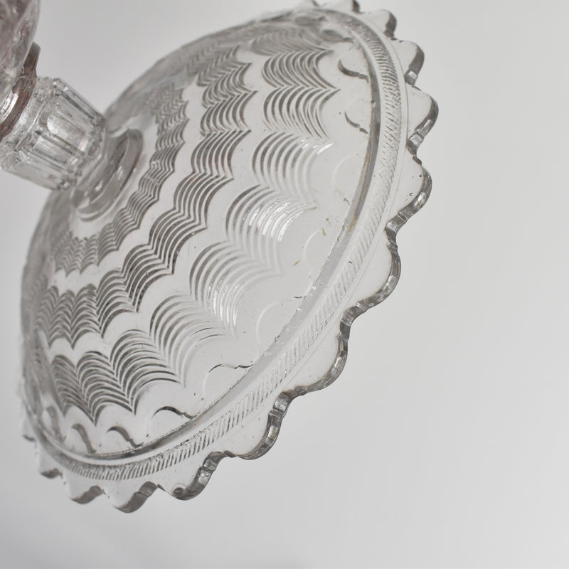 Vintage Glass Coupe Portieux Guillochée 783