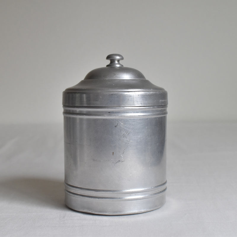 Vintage Aluminum Storage Containers, Set of 3