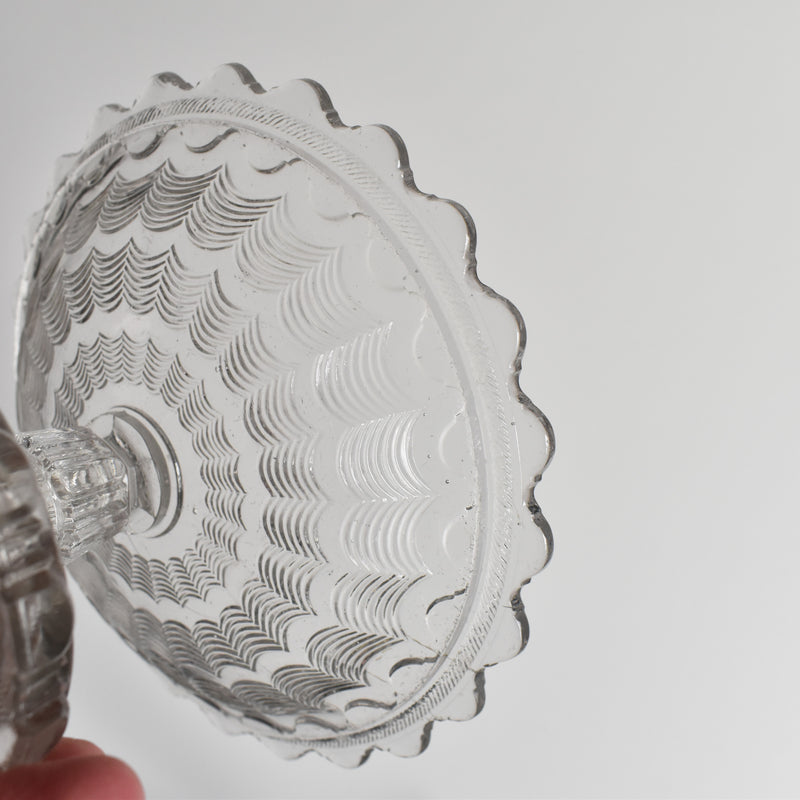 Vintage Glass Coupe Portieux Guillochée 783