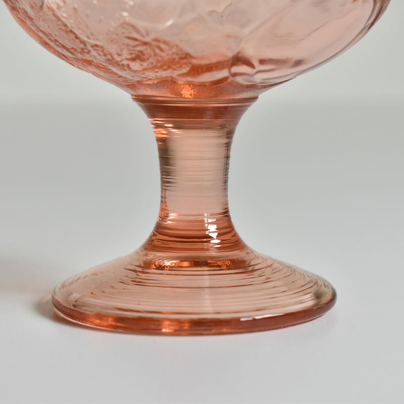 Vintage Ice Cream Cup Fruits Pink