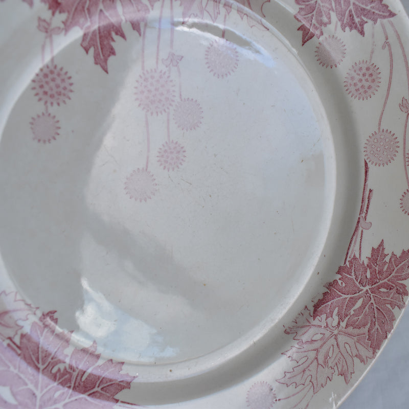 Antique Plate K&G Luneville Platane Z3