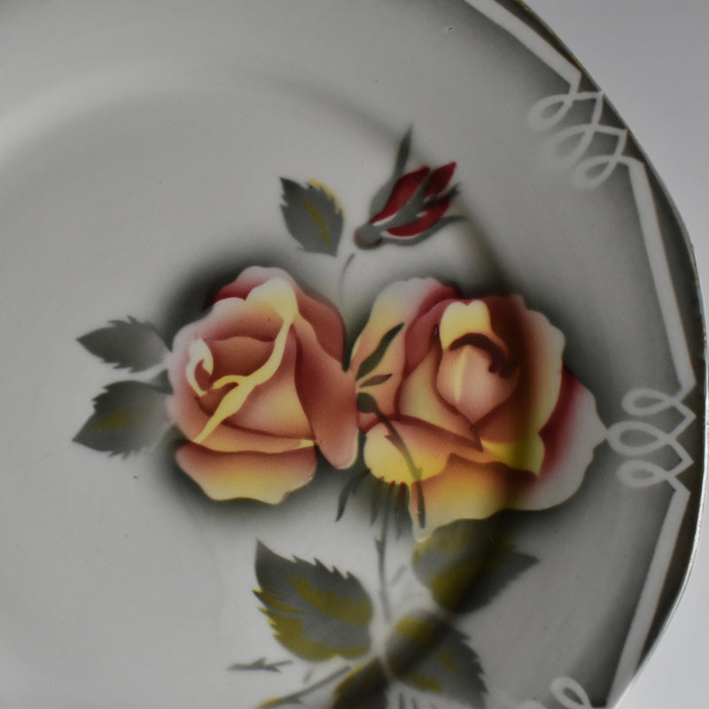 Vintage Plate Digoin Sarreguemines Odile A