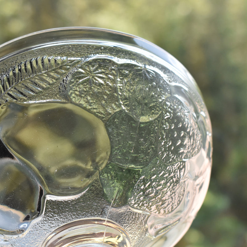 Vintage Ice Cream Glass - Fruits