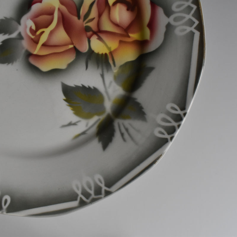 Vintage Plate Digoin Sarreguemines Odile A