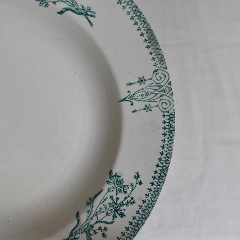 Antique Deep Plate, Saint-Amand, 4003 A