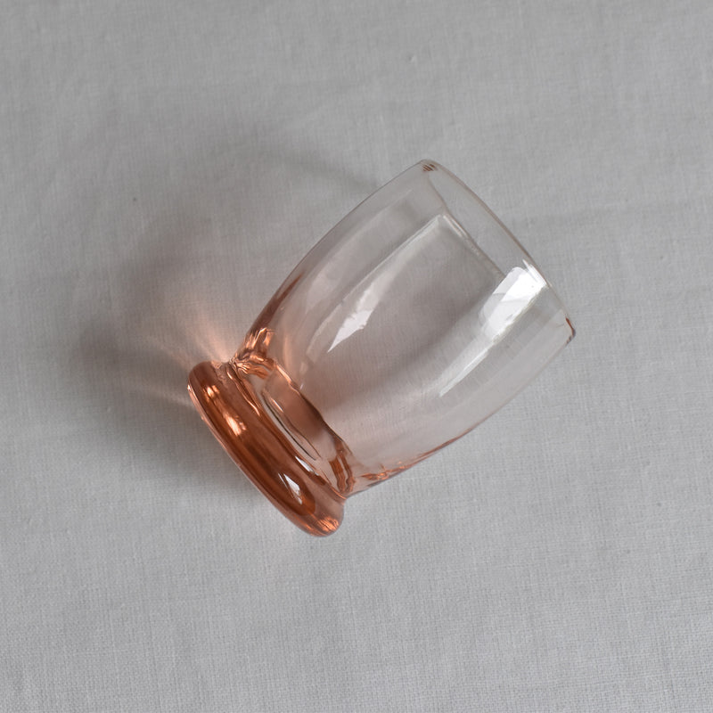 Vintage Liquor Glass Pink