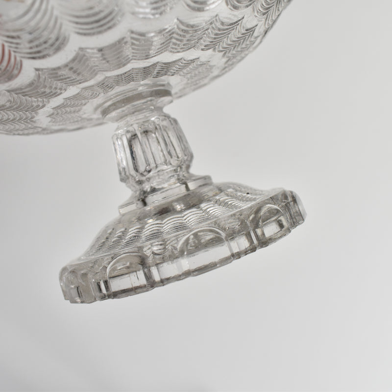 Vintage Glass Coupe Portieux Guillochée 783