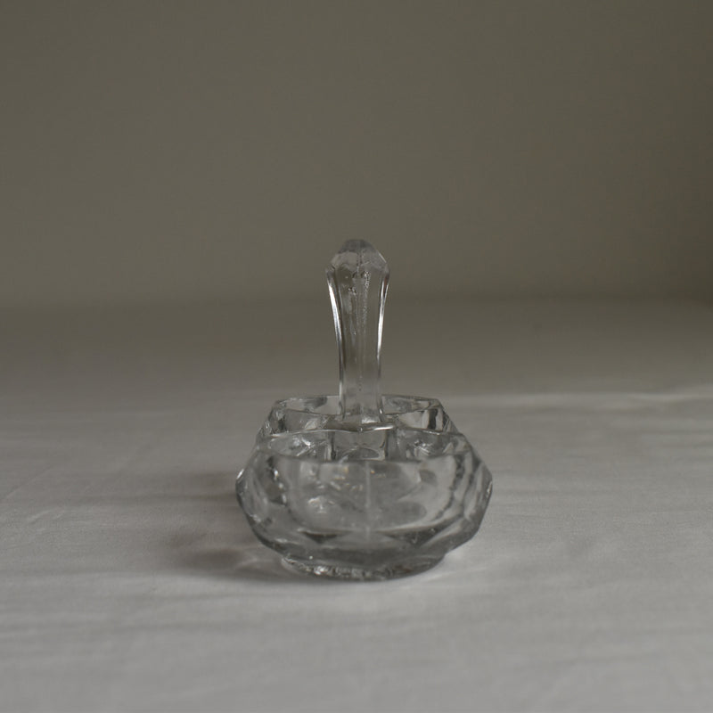 アンティーク クリスタルガラスソルト＆ペッパー PORTIEUX A