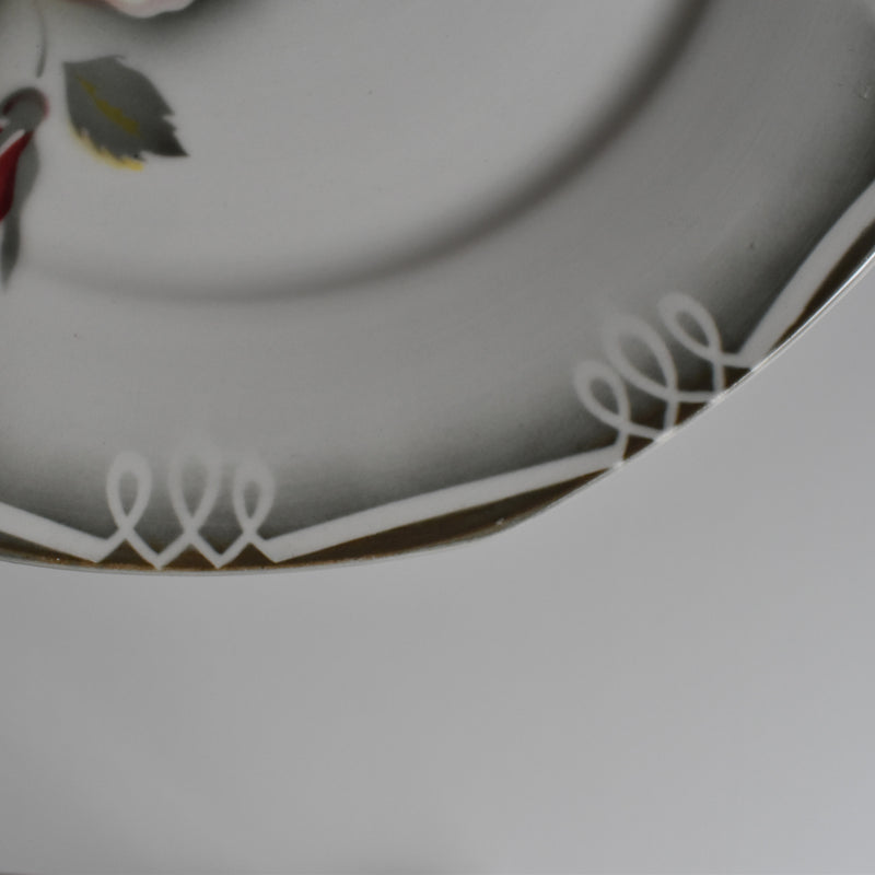 Vintage Plate Digoin Sarreguemines Odile A