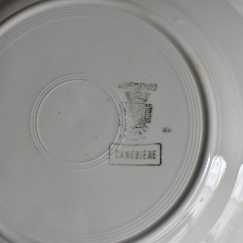 Vintage Plate, Digoin & Sarreguemines, Canebière F