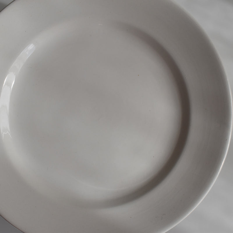 Vintage Dessert Plate, Digoin Sarreguemines, White A