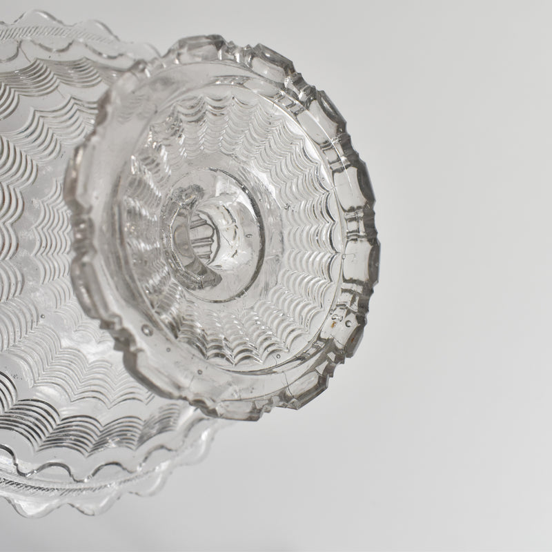Vintage Glass Coupe Portieux Guillochée 783