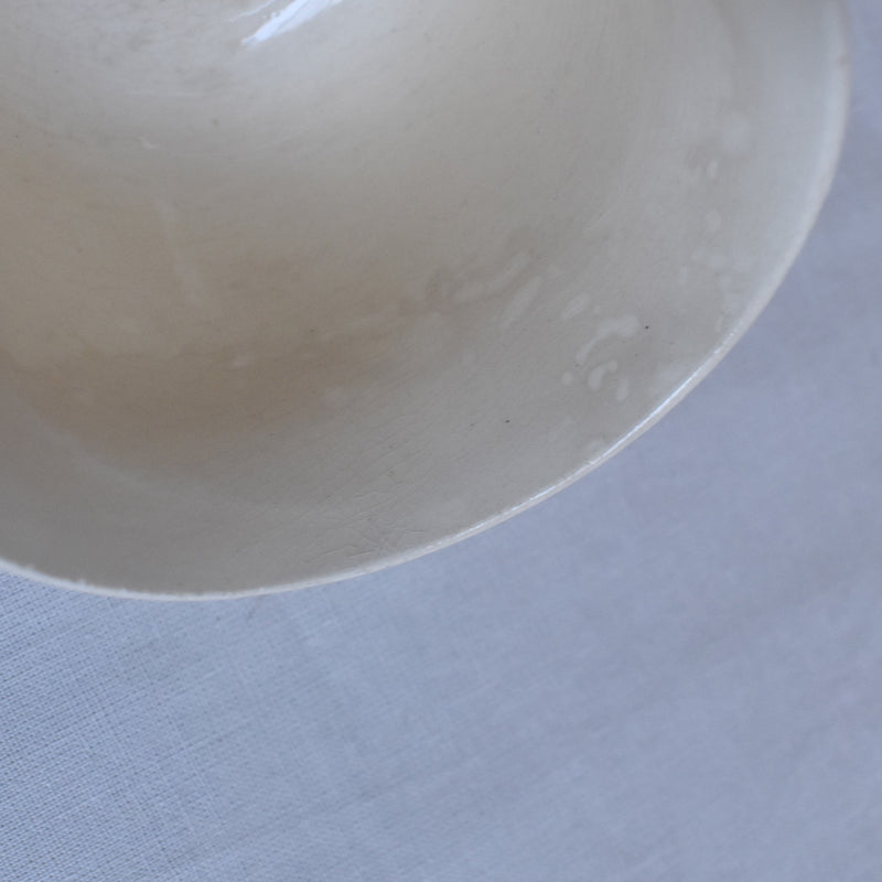 Vintage Digoin & Sarreguemines Cup - Fleur A Scalloped Rim