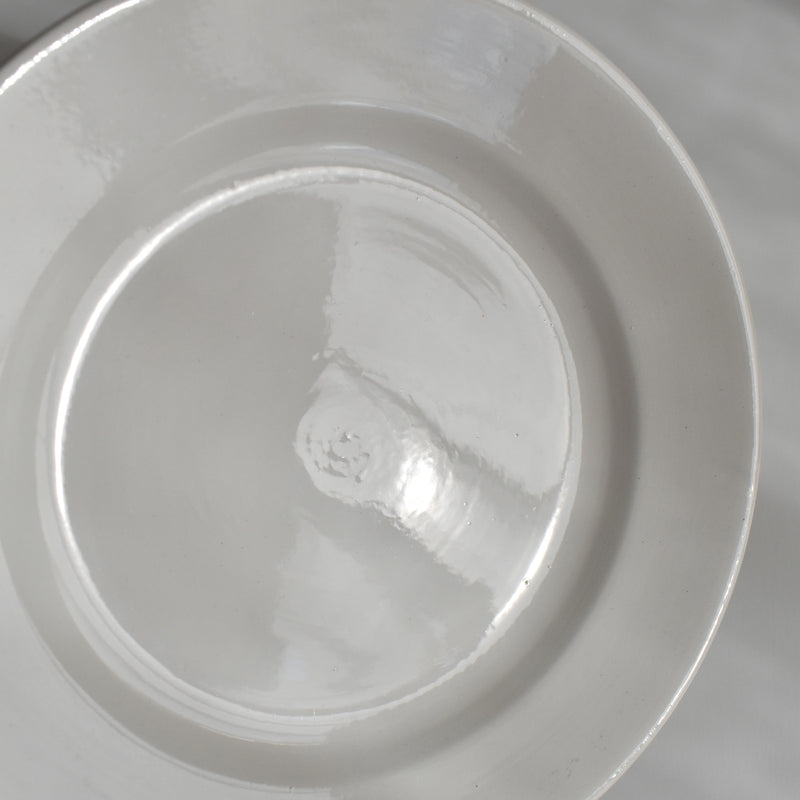 Vintage Dessert Plate, Digoin Sarreguemines, White A