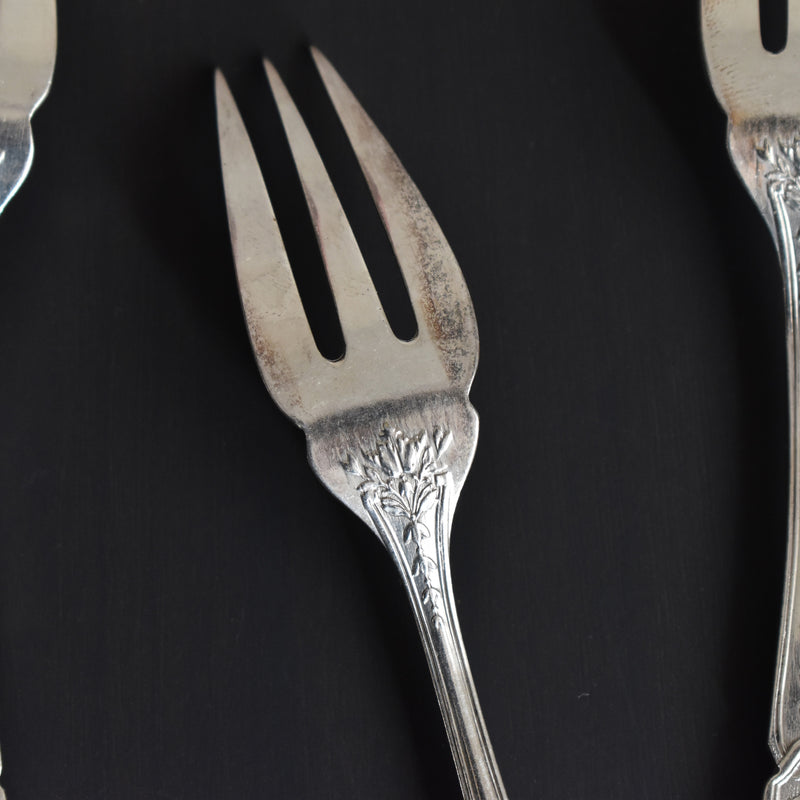 Vintage fish fork Ercuis (partially exhibited at Osaka store)