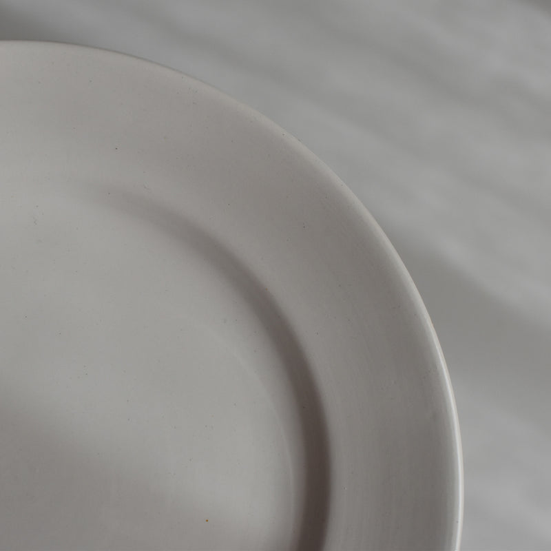 Vintage Dessert Plate, Digoin Sarreguemines, White A