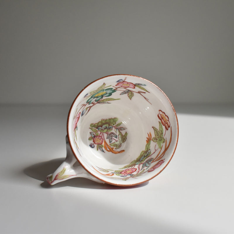 Antique Coffee Cup & Saucer, Sarreguemines Minton 216 D