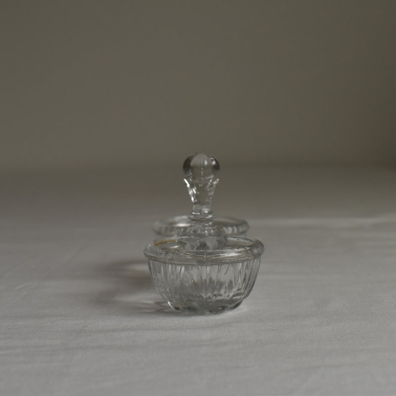 ヴィンテージ クリスタルガラスソルト＆ペッパー PORTIEUX B