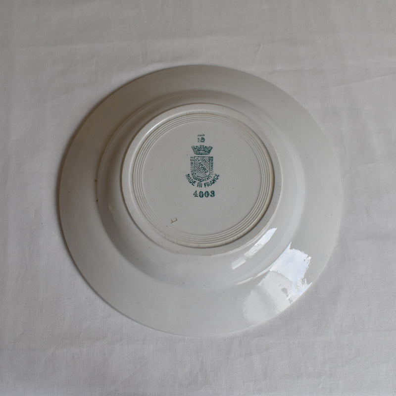 Antique Deep Plate, Saint-Amand 4003 B