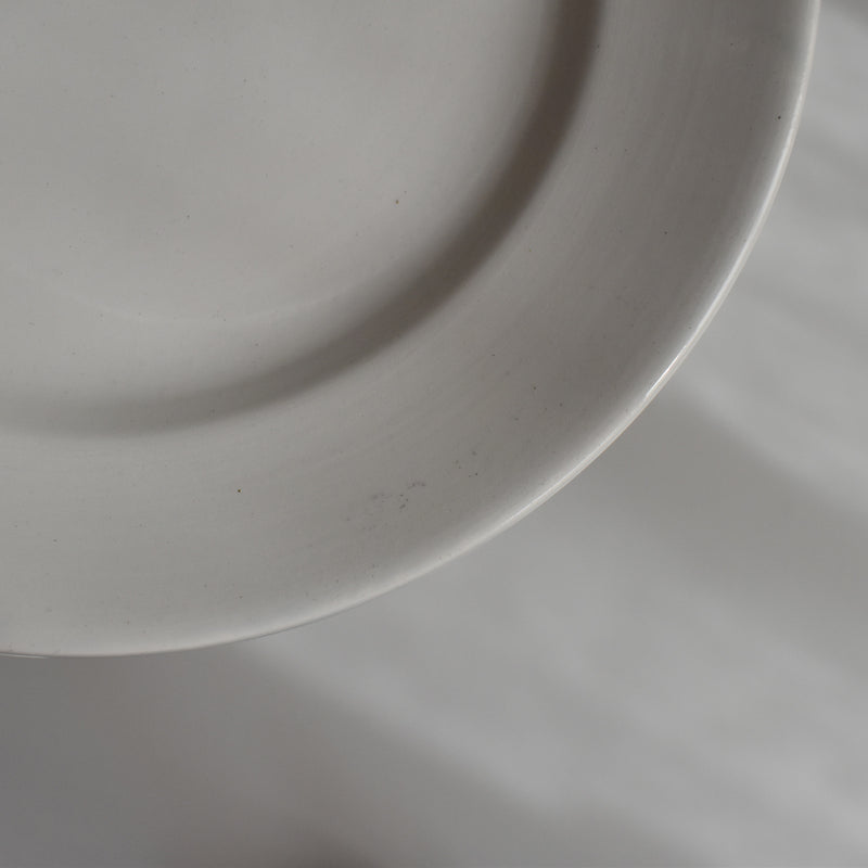 Vintage Dessert Plate, Digoin Sarreguemines, White A