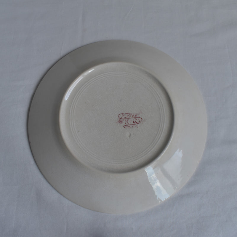 アンティークプレート K&Gリュネヴィル Platane Z4