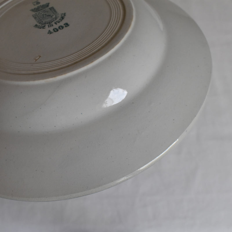 Antique Deep Plate, Saint-Amand 4003 B