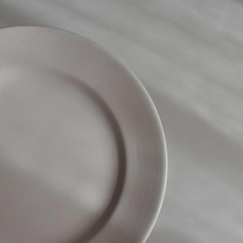 Vintage Dessert Plate, Digoin Sarreguemines, White A