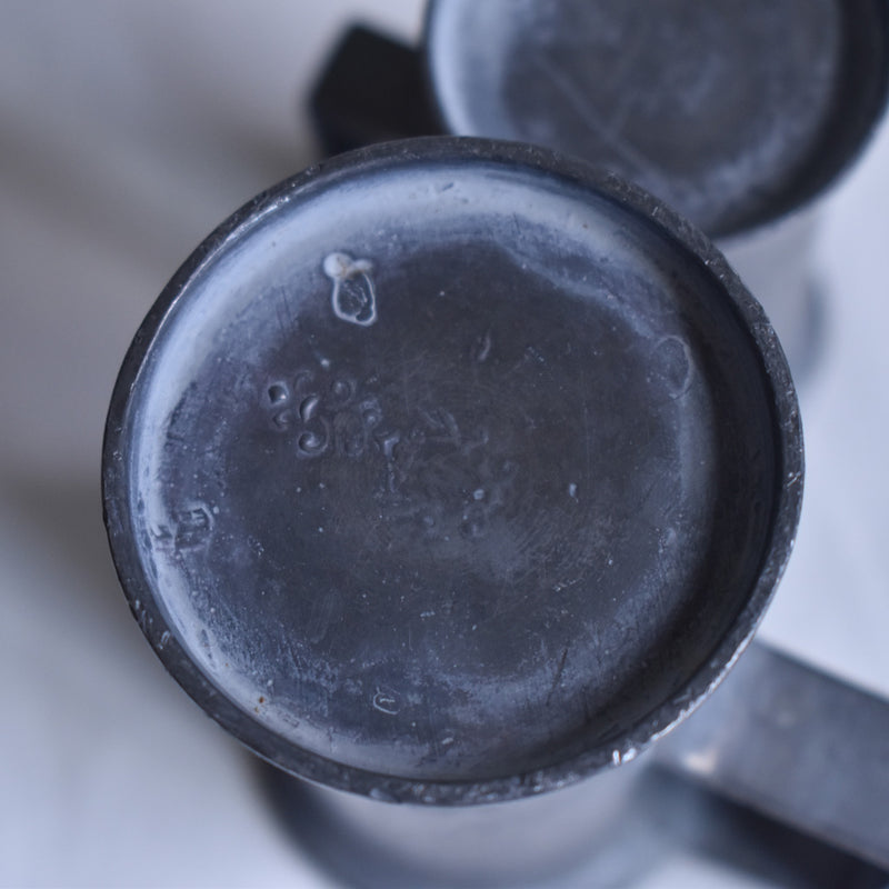 Pewter measuring cups - set of 3