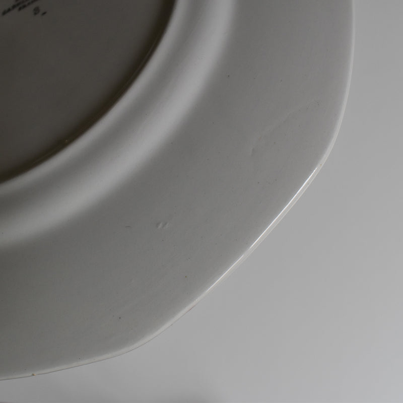 Vintage Plate Digoin Sarreguemines Odile B