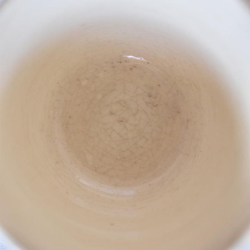 Vintage cup, Digoin & Sarreguemines, Fleur rim, Fleur B