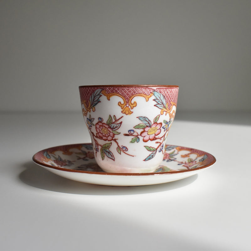 Antique Coffee Cup & Saucer Salagminnes Minton 216 E