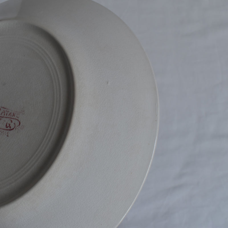 アンティークプレート K&Gリュネヴィル Platane Z4