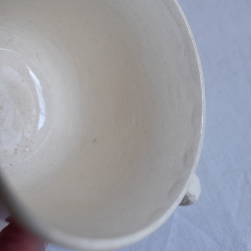 Vintage cup, Digoin & Sarreguemines, Fleur rim, Fleur B